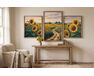 Bathed in sunlight Triptych 70x120 cm paint by numbers