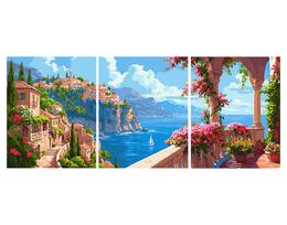 Colorful italian hills 50x120 cm