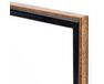 Picture frame for 30x40cm canvas aged dark wood with gold 5067 picture frames