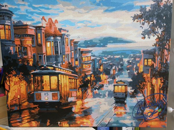 San Francisco streets 40x50cm