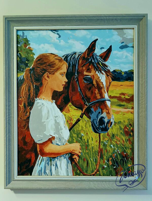 Horse’s Heart, Child’s Soul 40x50 cm