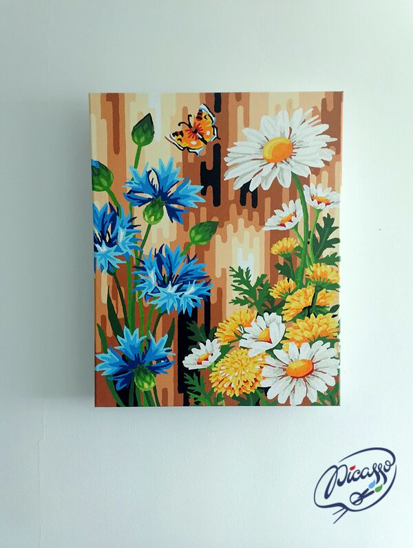 Fflowers by the fence