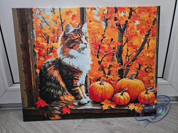 Guardian of Autumn Shadows 40x50 cm