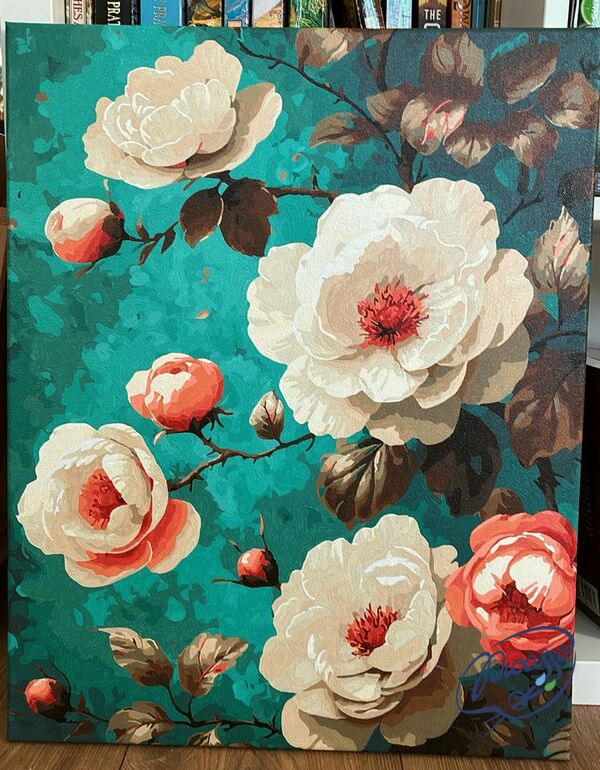 Symphony of flowers 40x50 cm