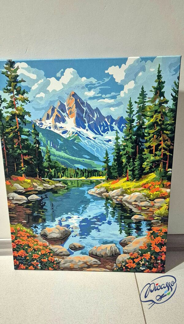 In the Land of Rocks and Sky 50x65 cm