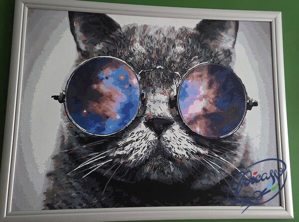 The reflection of the sky 50x65cm