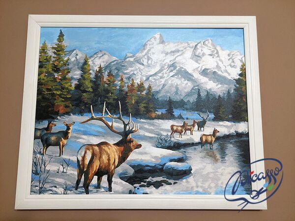 The beauty of a wild winter 40x50cm