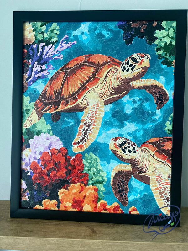 In the Rhythm of the Deep 40x50 cm