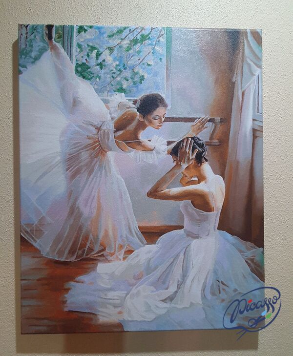 Ballet dancers 40x50cm