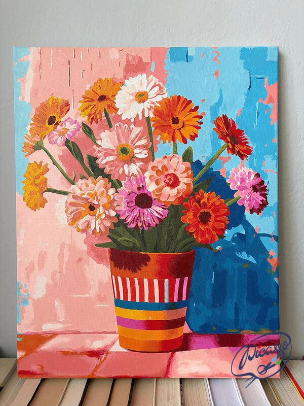 Summer gerberas 40x50 cm