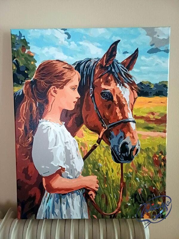 Horse’s Heart, Child’s Soul 40x50 cm