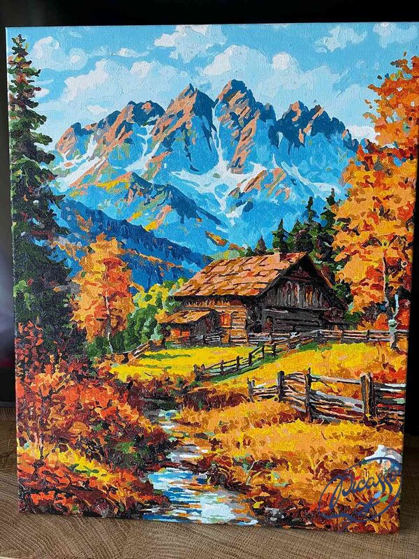 Among Auburn Hills 40x50 cm