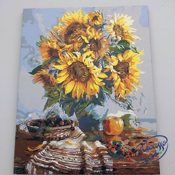 A bouquet of sunflowers 40cm*50cm (no frame)