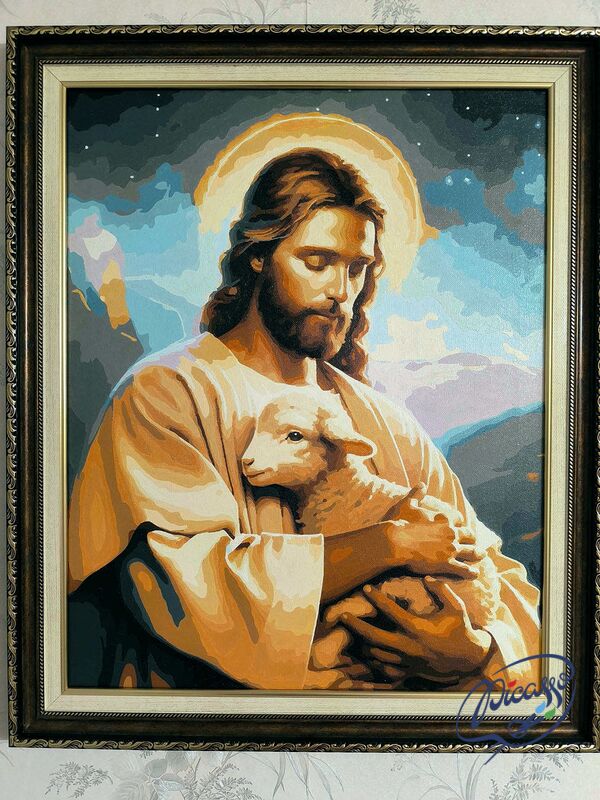 Jesus' sheep 40x50 cm
