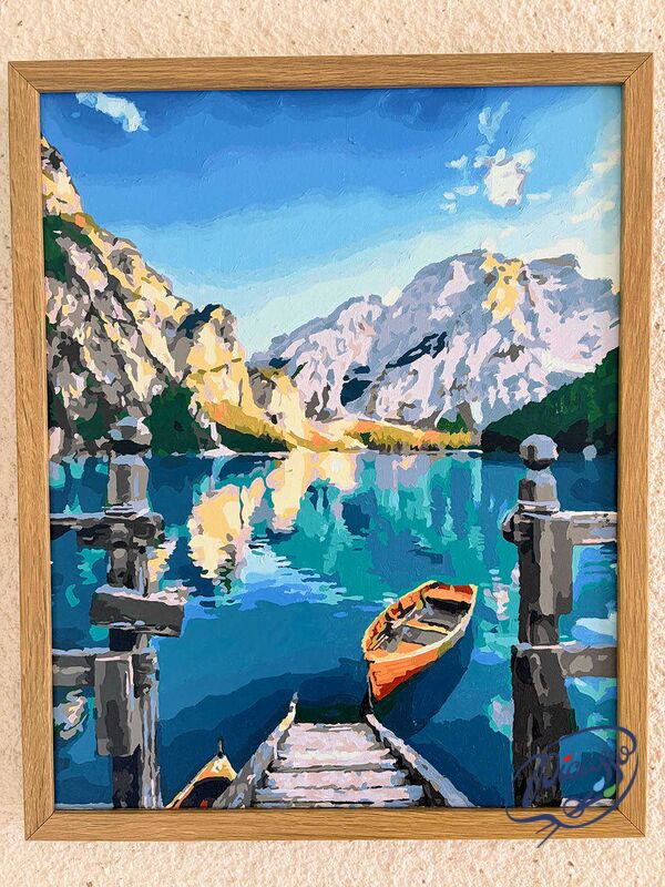 Mountain lake 40x50cm