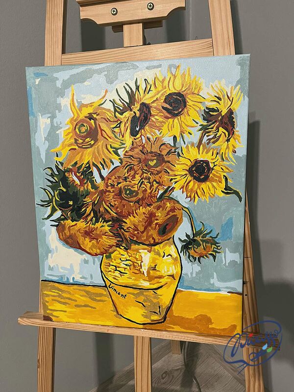 Sunflowers (Van Gogh) 40x50cm